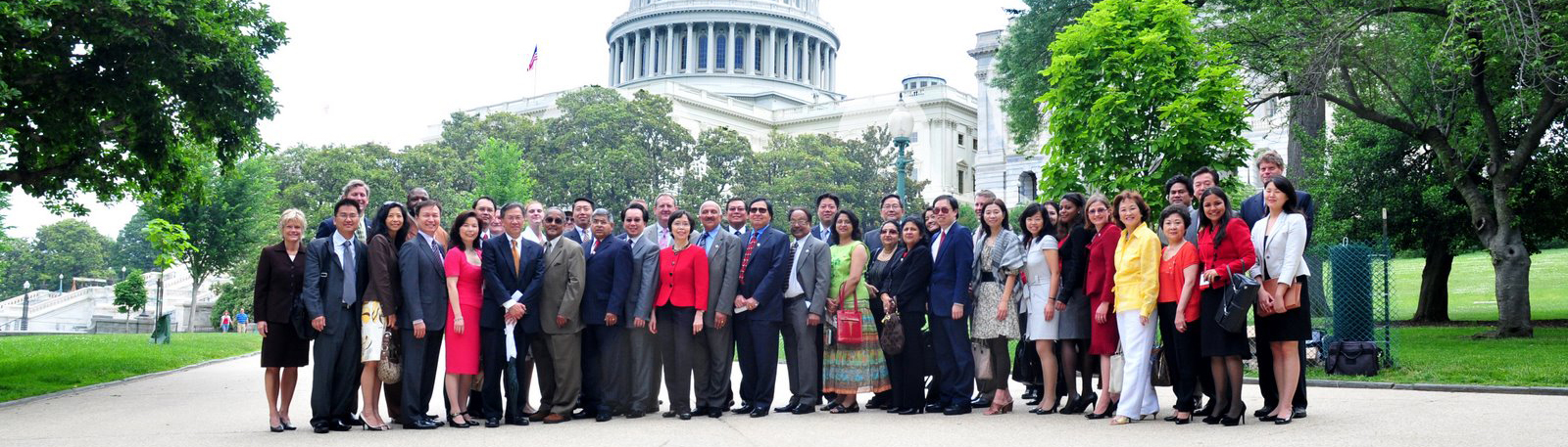 USPAACC members gathered near the United States Capitol